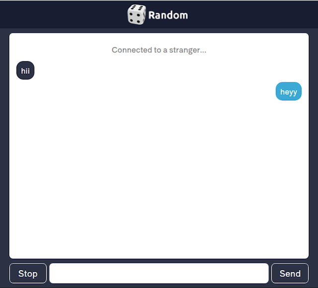 Real-Time Random Chat Web Application