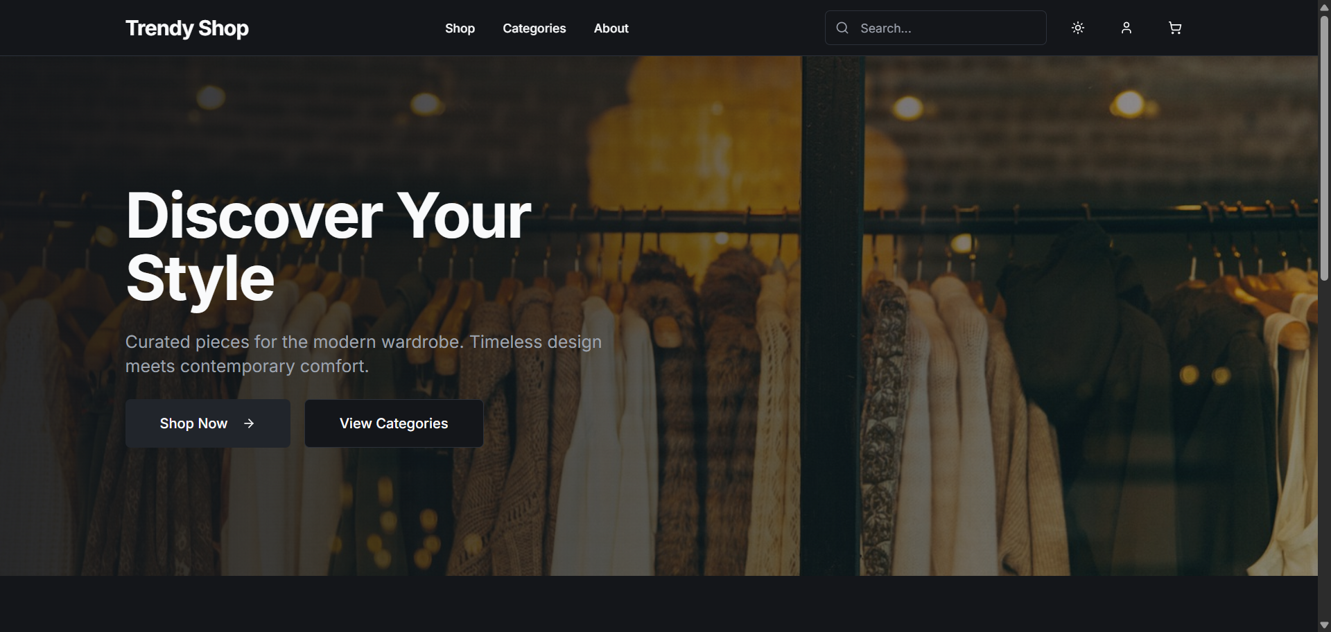 TrendyShop – Full-Stack E-Commerce Web App